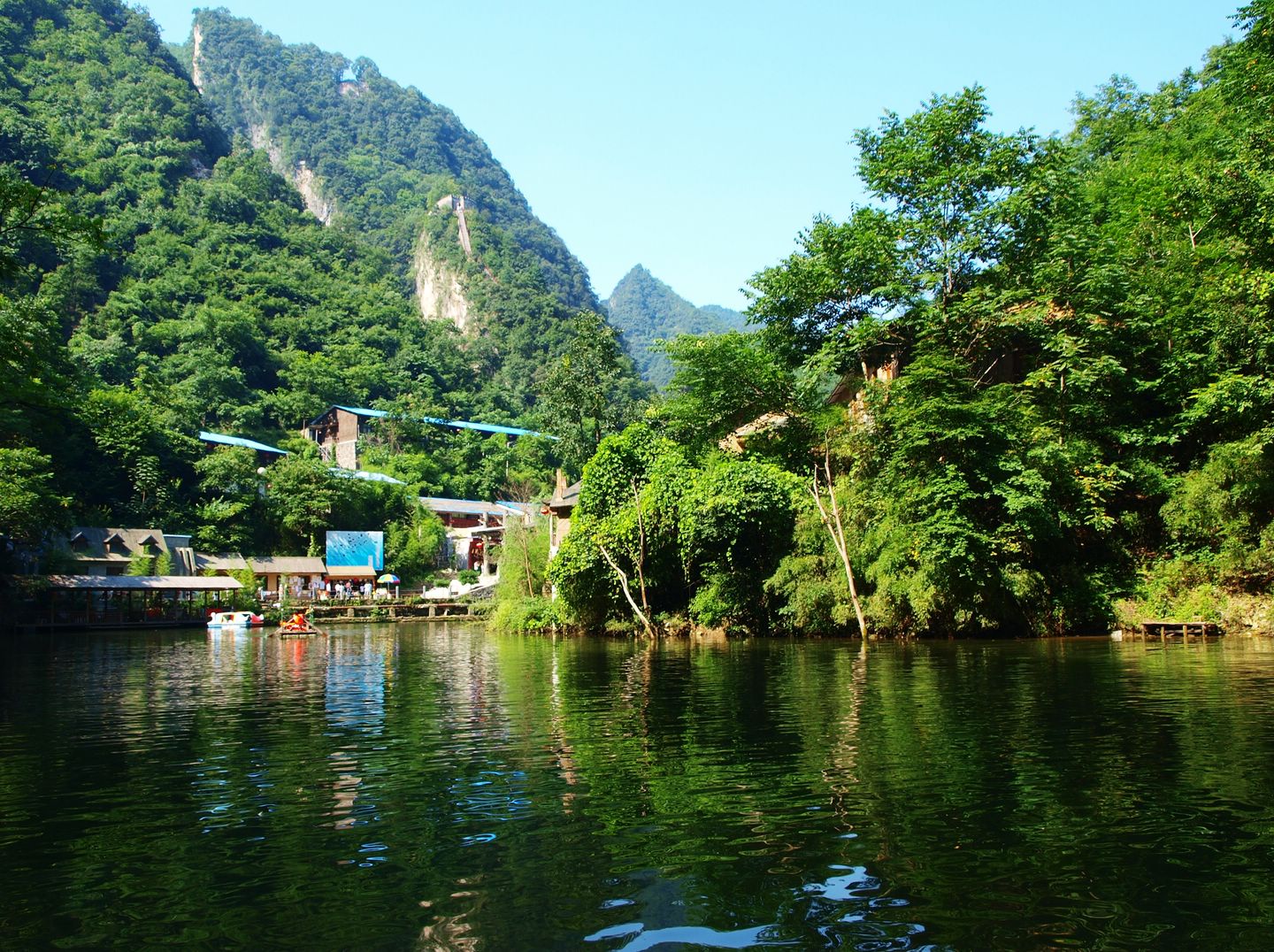 金丝峡,十四年长成了清纯美少女|金丝峡|十-陕西