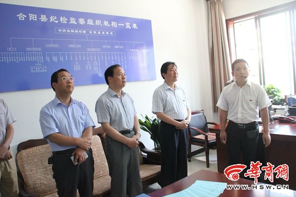 合阳县纪委邀请人大代表、政协委员走进机关-