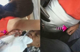 北京公交再现老人骚扰女生