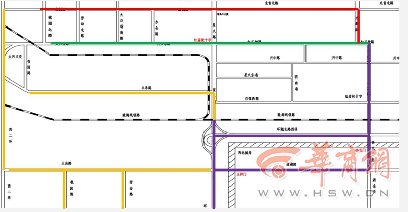 星火路立交10号开建围挡8个月 丰禾路天桥将拆除