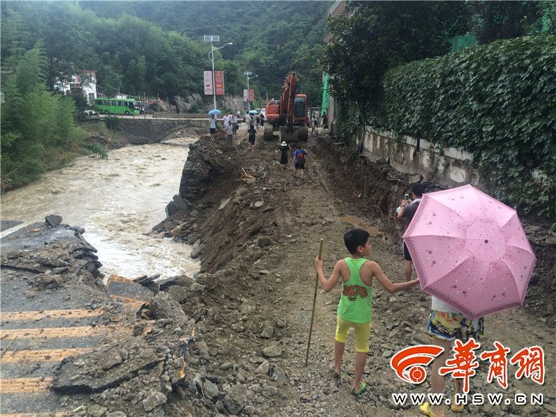 暴雨致商洛23万人受灾损失超4亿 山阳商南灾情重