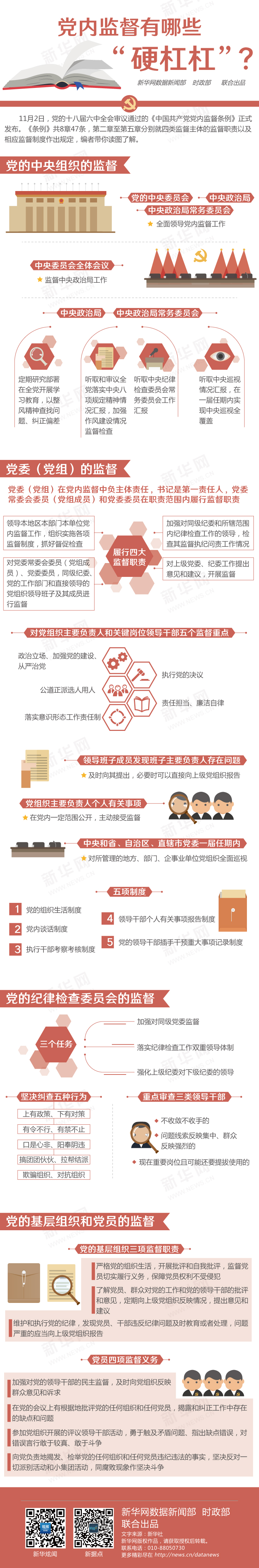 图解：党内监督有哪些“硬杠杠”？