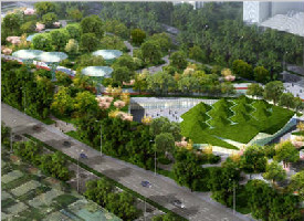 幸福林带景观建设已全面开工 88种绿化树种全年有花看