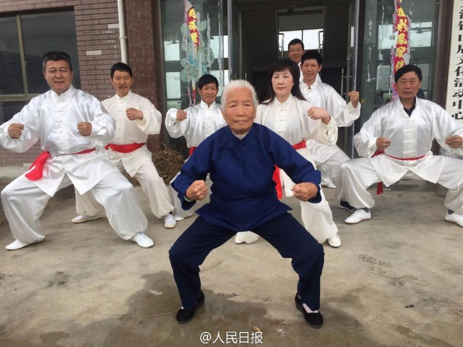 94岁功夫奶奶4岁起习武 曾单挑恶霸