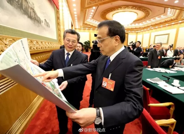 王永康给总理看了张规划图 首次透露大西安有三条轴线 