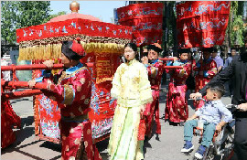 北京什刹海中式婚礼