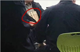 合肥一男子身绑疑似爆炸物至医院索赔