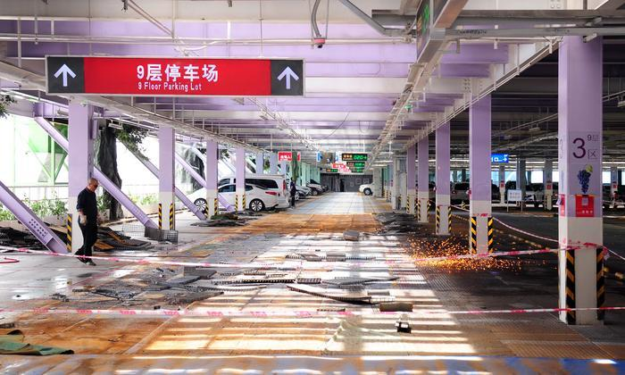 小区对面商场停车场连续施工 居民难睡安稳觉