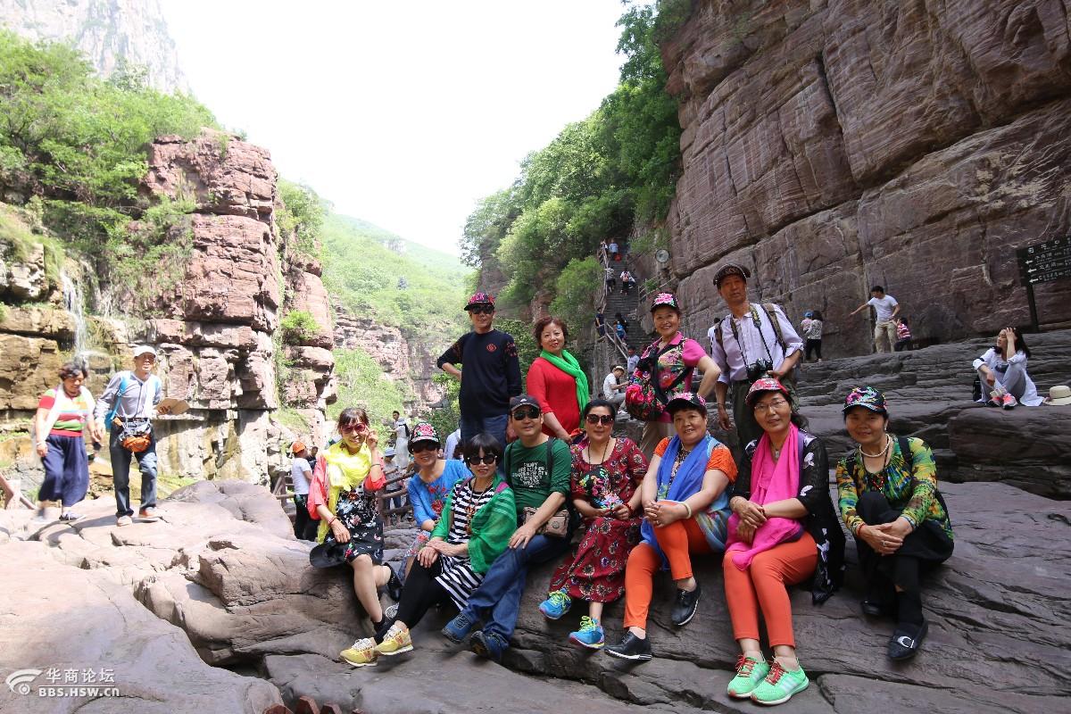 云台山红石峡景区游览-宝鸡论坛-华商论坛
