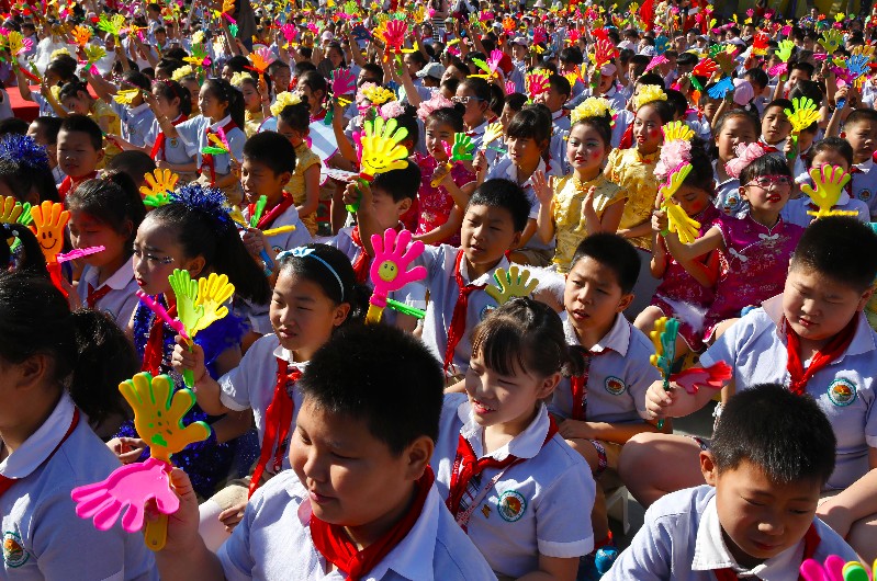 六一快到啦！看西安枣园小学的孩子们“闪亮”登场