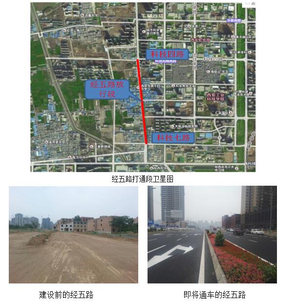 经五路提前21天打通 高新区力争每月打通一条断头路