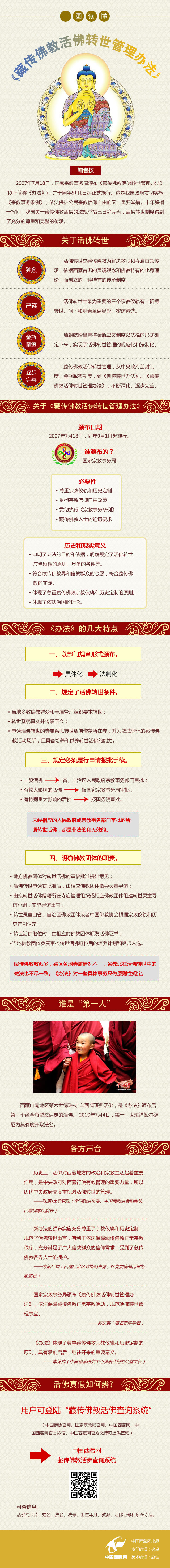 图解|一图读懂《藏传佛教活佛转世管理办法》_数据/图解_中国西藏网