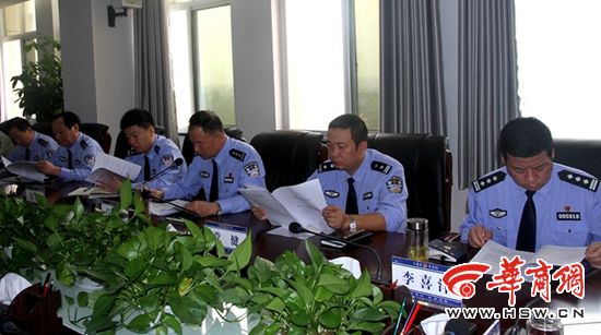 大荔公安动员部署强化双节安全保卫