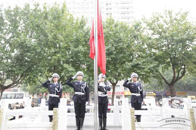 西安交警今日上午召开“百日会战”誓师大会