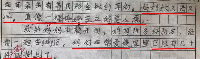 小学生作文揭妈妈双眼皮是做的 网友:这娃不要了