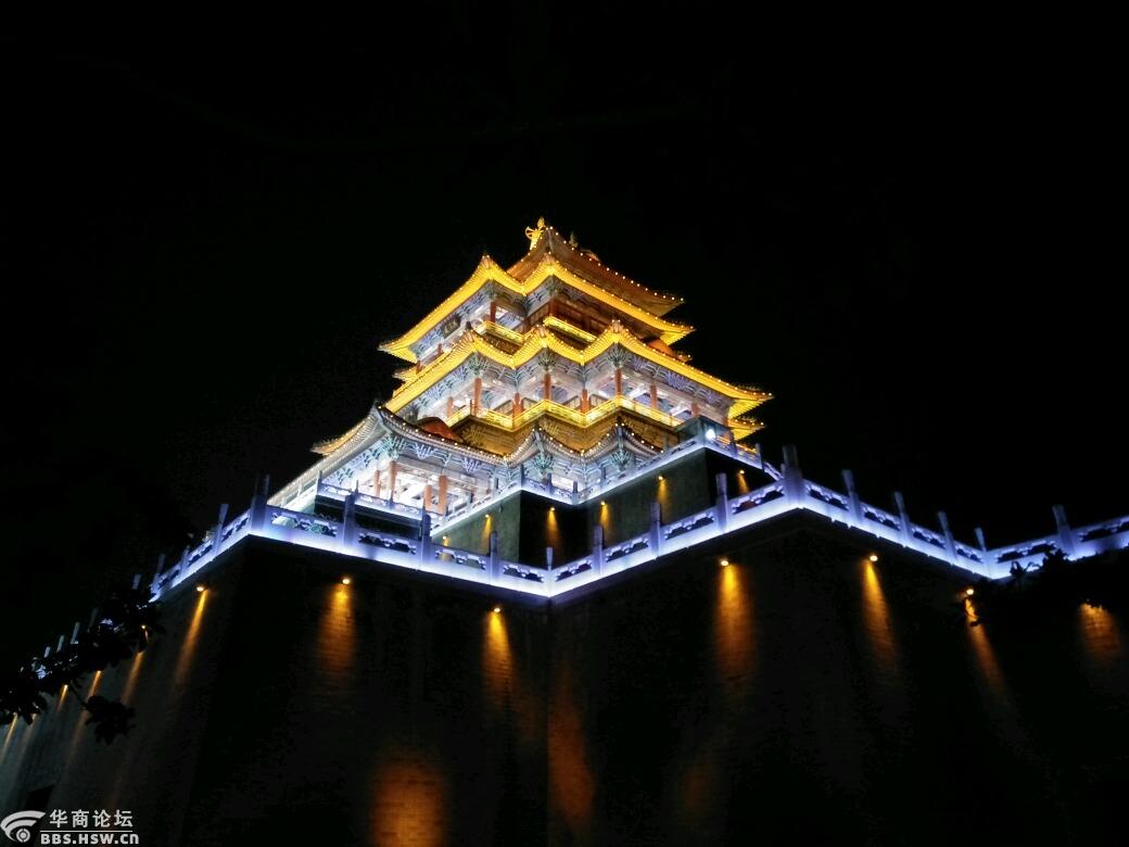 咸阳湖夜景