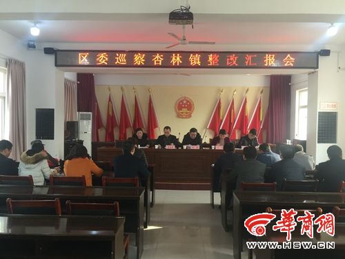 华州区杏林镇召开区委巡察整改汇报会-陕西地