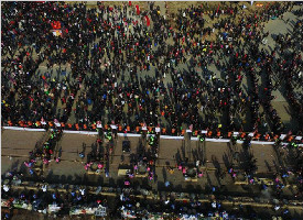 甘肃丝路小城山丹5万人共吃大锅饭过冬至