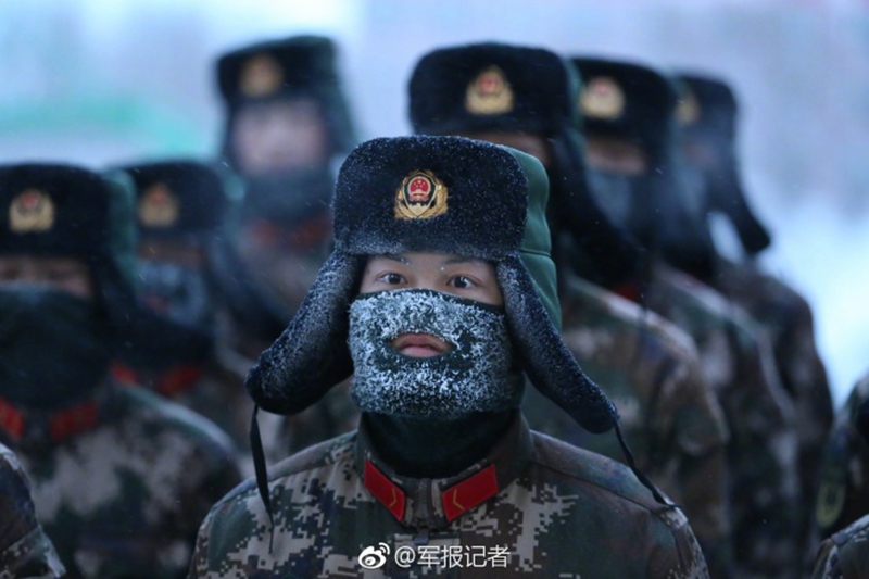 -45℃，冰霜满面，他们依然巡逻在边境线上【6】