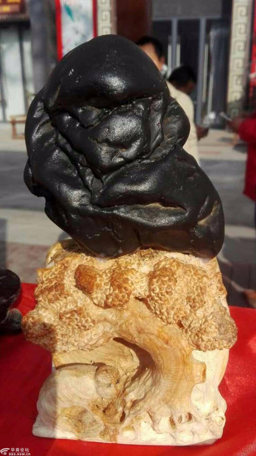 恭贺渭河又出宝玉乌金墨玉