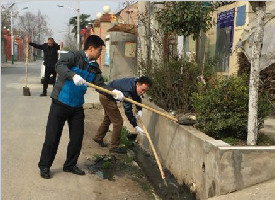 西安150名教育系统扶贫干部在这个村种下120株红叶石楠