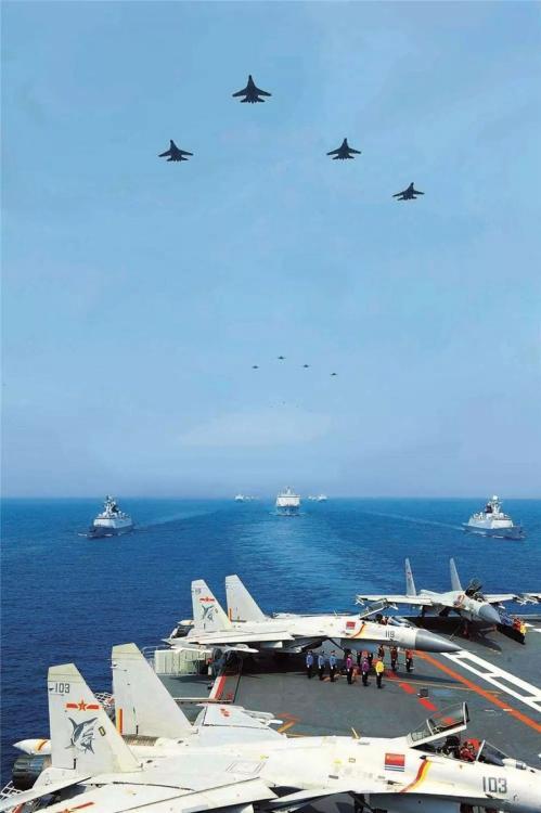 壮观!南海大阅兵图震撼来袭