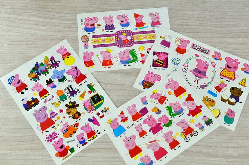 贴小猪佩奇纹身贴当社会人 ?当心皮肤过敏!