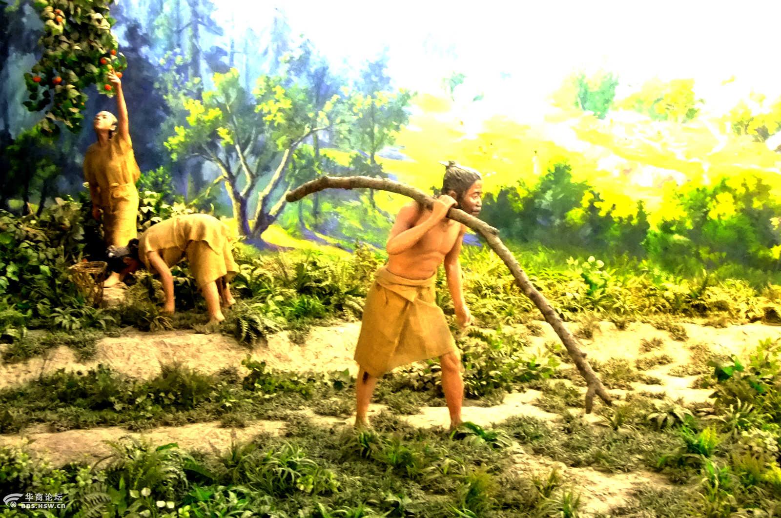 6000年前的人类生活遗址半坡博物馆