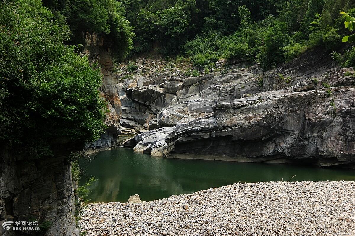 主题:走进洋县金水峡,赏古冰臼遗迹,摄影的好地方