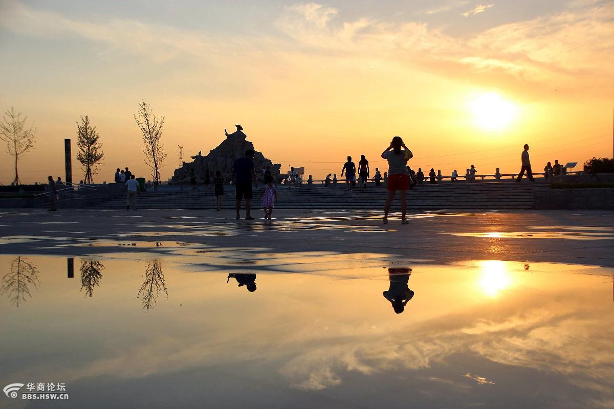 西安渭河右岸河堤路内外湿地公园众多美景连连【客观视界】