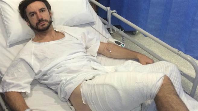 骑车跌倒iphone爆炸