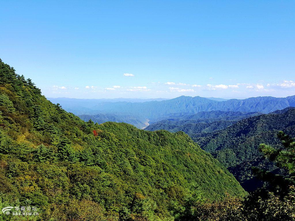 秦岭西甘花溪穿越东甘花溪
