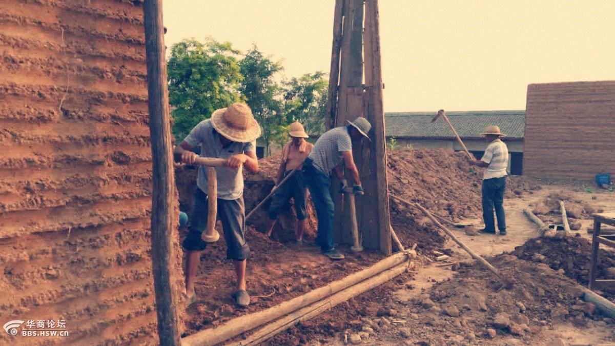 魅力咸阳18张家窑看难得一见打土墙客观视界
