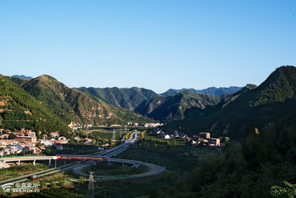 蓝田县辋川秋季风光