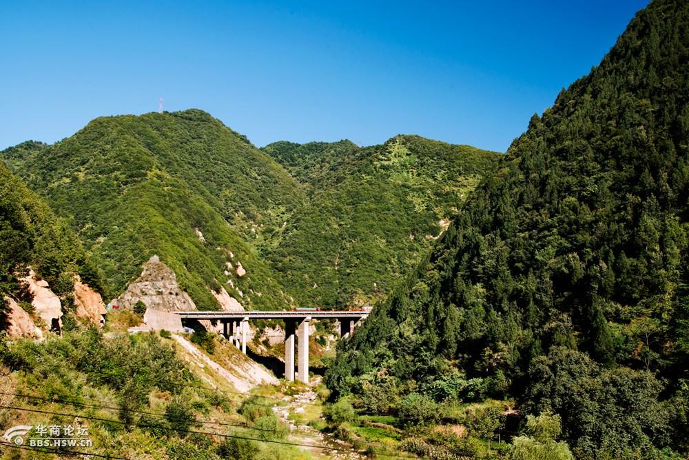 蓝田县辋川秋季风光