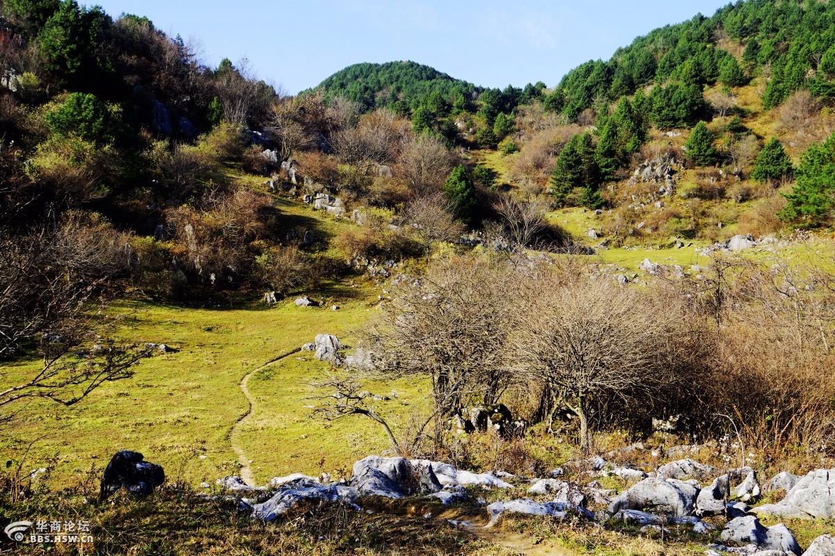 镇安喀斯特地貌的北羊山