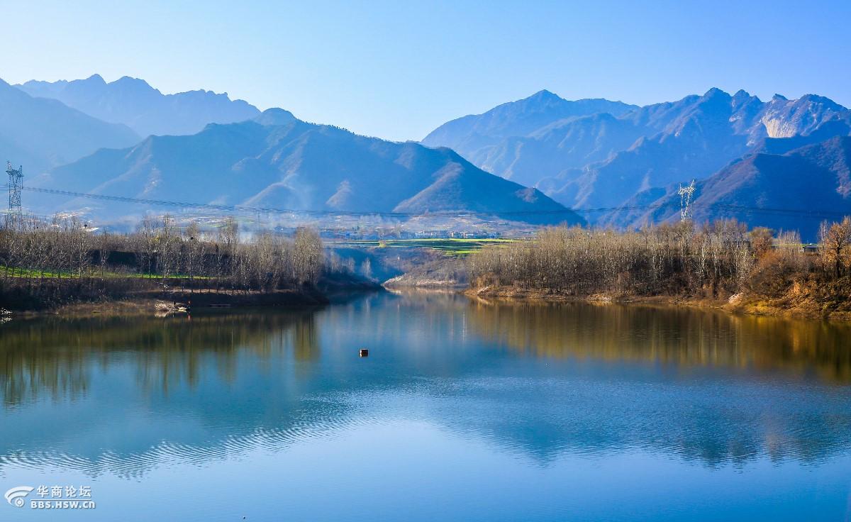 冬天的杨庄水库依然美到心醉