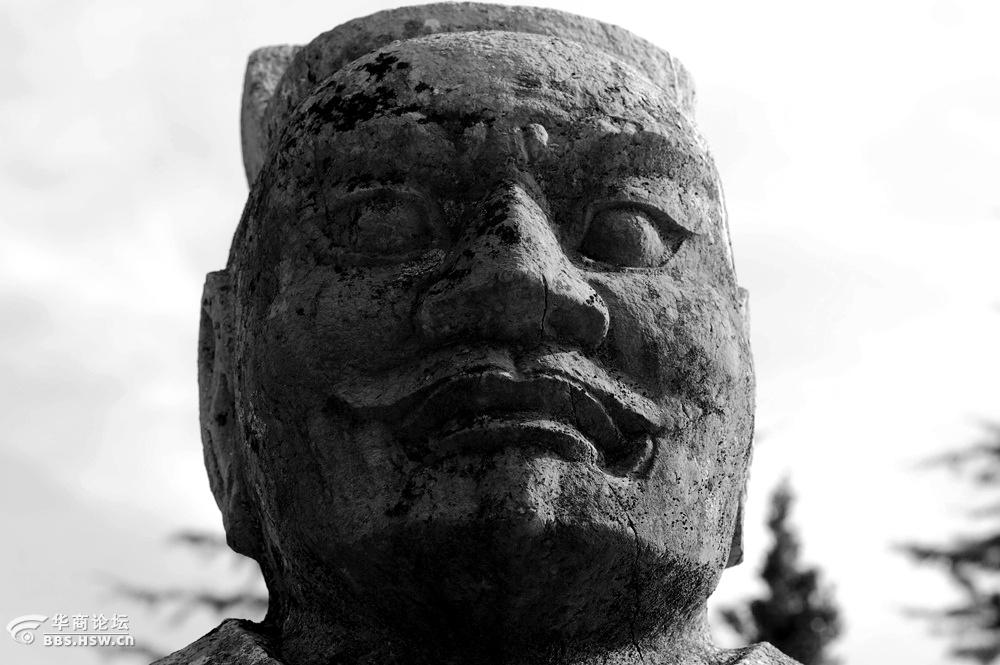 大唐帝王陵的石雕唐乾陵