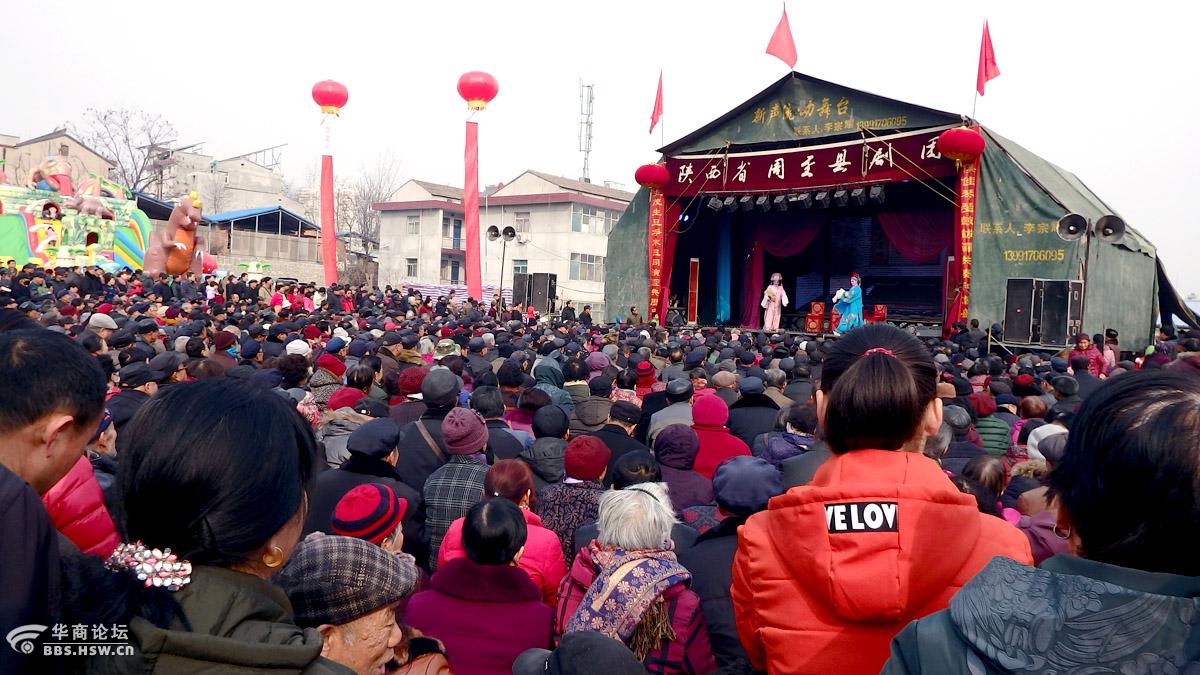 周至县剧团在宝鸡市相家庄村演出夺锦楼部分剧照欣赏