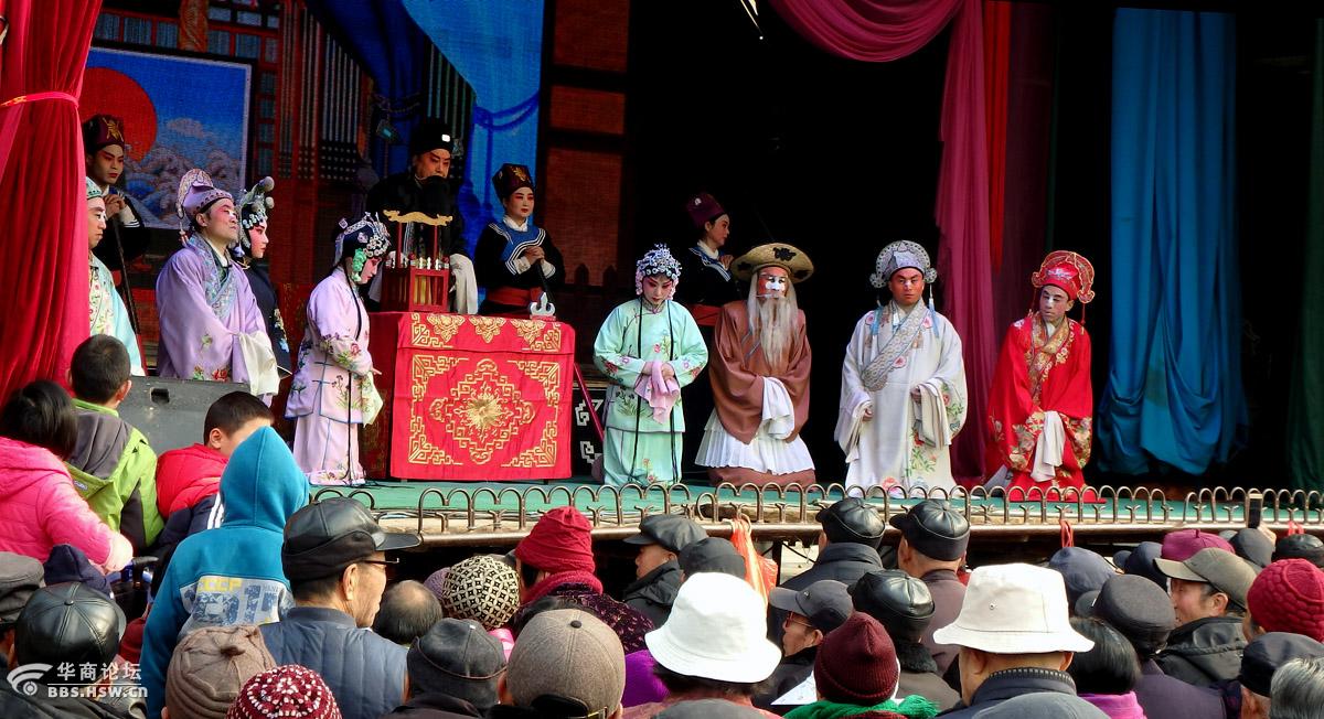 周至县剧团在宝鸡市相家庄村演出夺锦楼部分剧照欣赏