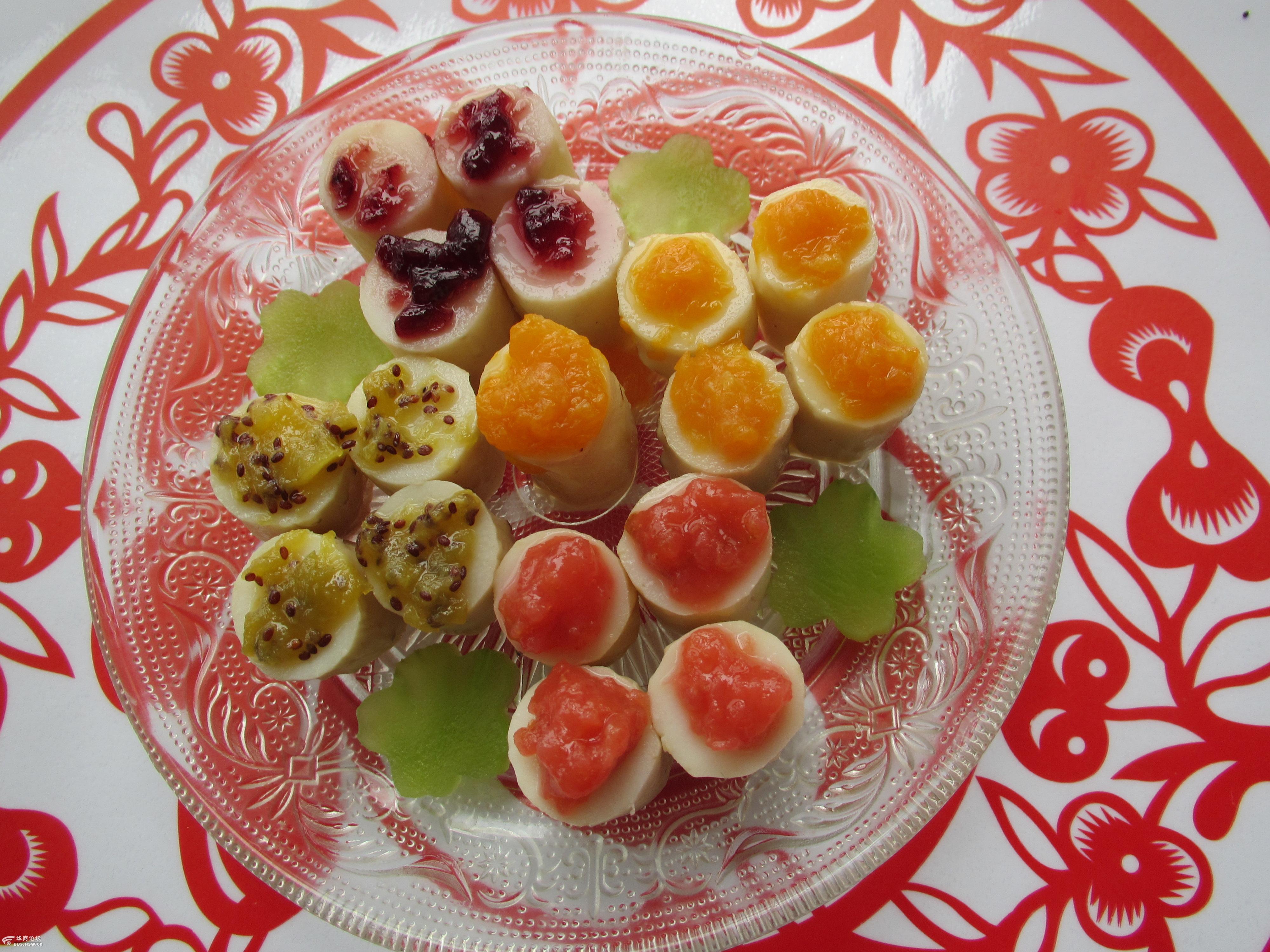 年味厨艺挑战晒四色果酱山药