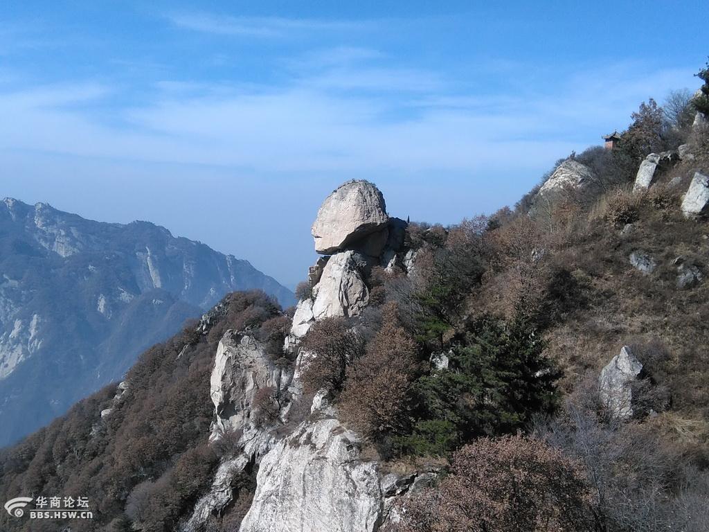 农历鸡年首次登高扯袍峪人头山
