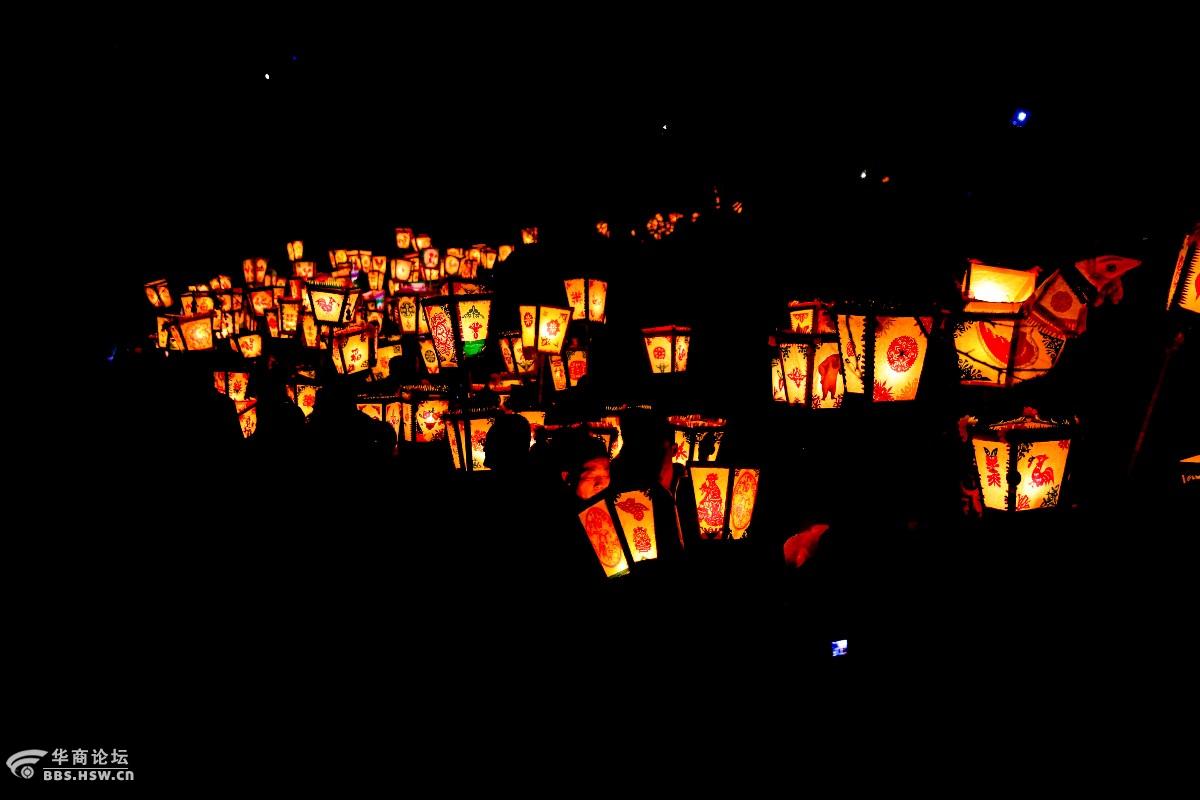 凤翔槐塬古老的排灯会