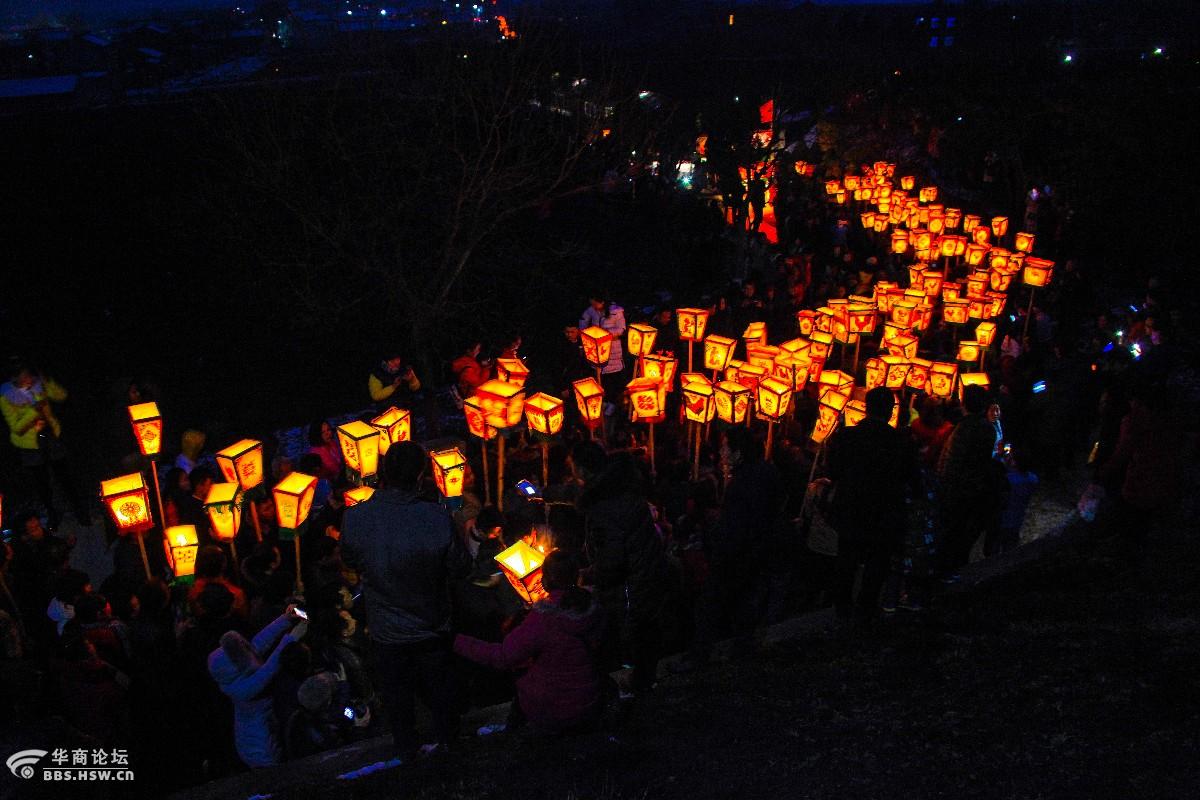 凤翔县槐原排灯会