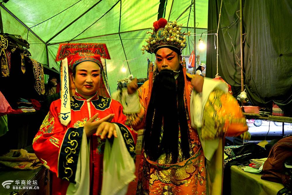 人生如戏戏如人生台后台上台前周至县剧团