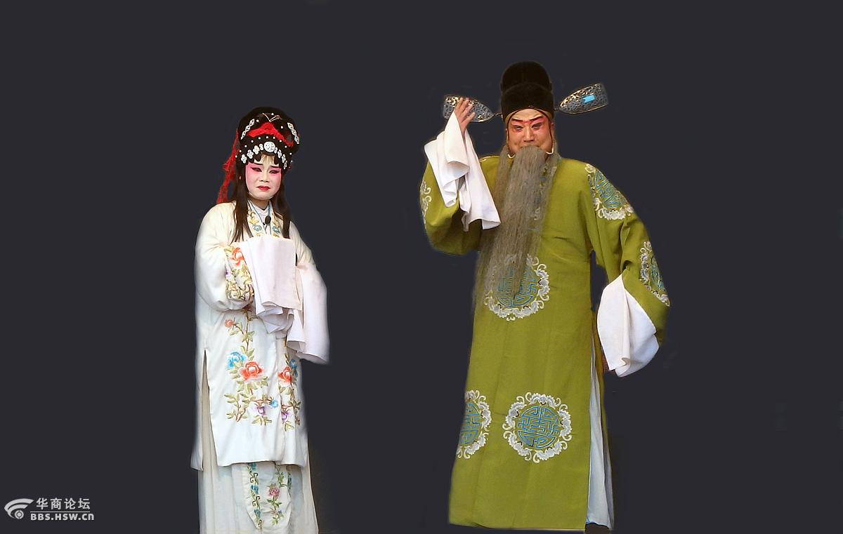 秦腔端云托梦剧照欣赏咸阳市秦腔团演出