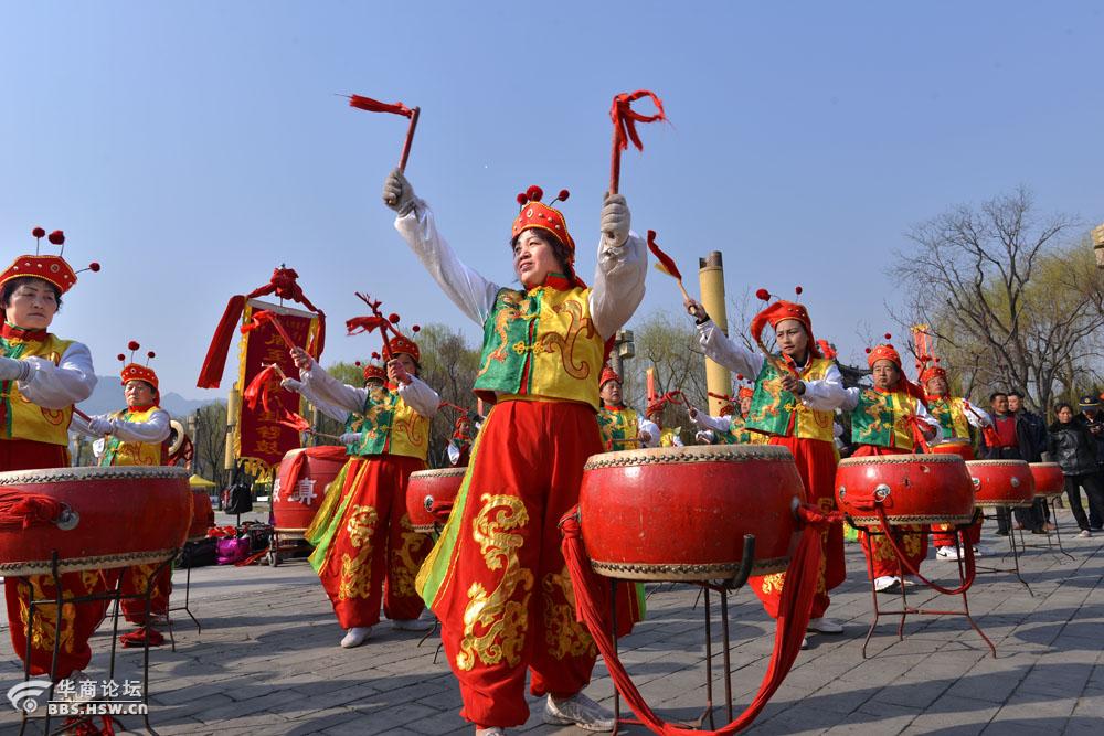 随拍楼观庙会周至殿镇八卦锣鼓