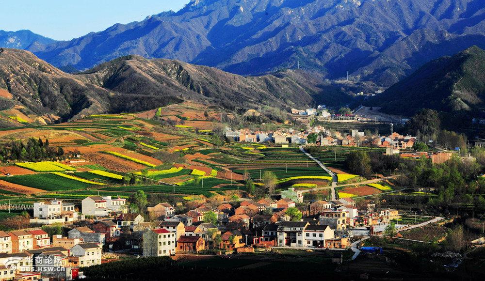 重游普罗旺斯蓝田县鲍旗寨