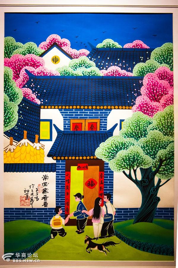 寻找老西安户县农民画是我国民间绘画艺术园地的一朵璀璨艳丽的奇葩
