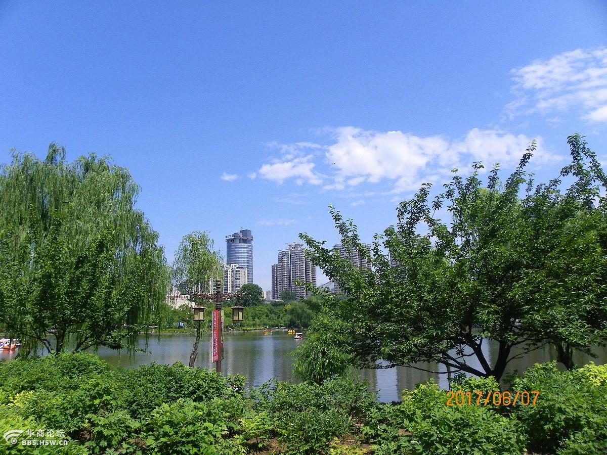 蓝天白云下小游兴庆宫